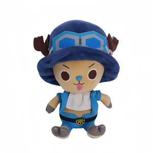 Venta al por mayor Luffy Zoro Sanji NAMI Law Boa chopper dibujos animados anime peluche muñeca para niños Kawaii japonés coleccionar manga - Product Image 4
