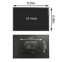 Écran d'affichage extérieur Vsdisplay 1000 Nits, entrée VGA H/D, 1280x800, 10,1 pouces, moniteur portable 10,1'', moniteur LCD lisible en plein soleil
