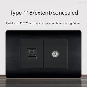 Enchufe y toma de corriente avanzados para satélite serie 118, PC, electrodomésticos, TV y LAN - Product Image 4