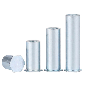 Rivets auto-sertissants à tête hexagonale en acier au carbone zingué bleu M2 M2.5 M3 M4 M5 M6 pour rivetage par pression - Product Image 2