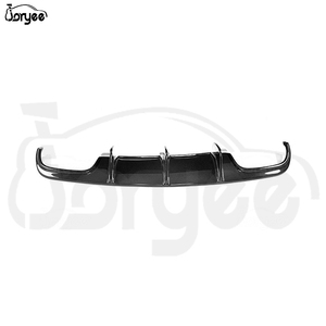 Séparateur de lèvre de pare-chocs avant AMG pour Mercedes Benz classe C <span class=keywords><strong>C63S</strong></span> Kit de carrosserie en fibre de carbone Accessoire de réglage Pièce ABS - Product Image 2