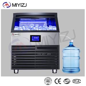 Machine à glaçons en cubes <span class=keywords><strong>de</strong></span> 80 kg à 130 kg par jour, haute productivité, pour eau du robinet et eau en bouteille, glace comestible, fabricant <span class=keywords><strong>de</strong></span> glaçons - Product Image 3