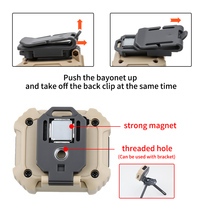Mini lampe de camping LED rechargeable, lampe de travail portable, lampe torche COB avec affichage numérique pour la randonnée, la pêche, les situations d'urgence