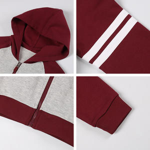 Ensemble de survêtement à capuche bicolore pour l'école, printemps-automne, pour les élèves du primaire et du secondaire - Product Image 2