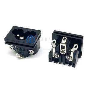 Prise de courant alternatif à trois conducteurs en cuivre, prise de type carte de fleur de prunier, prise <span class=keywords><strong>Mickey</strong></span> Mouse, prise industrielle d'appareils DB - Product Image 3