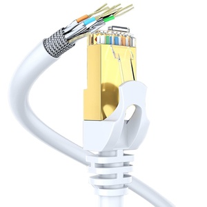 High-Density LSZH Material 5m Ethernet <b>Cable</b> 23AWG Fiber Optic CAT7 SFTP Aerial <b>Communication</b> 8-Stranded 8-Conductor 1M 2M 3M 5M - Product Image 2