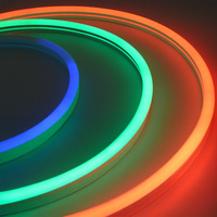 Bandes lumineuses LED néon RGB en silicone flexible avec indice de protection IP68 et alimentation USB 5V Epistar IC pour la décoration de signalétique