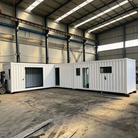 Casa Contenedor Moderna de Lujo de 20HC, Unidades ADU Modulares de Ensamblaje Rápido para Patio Trasero
