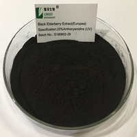 Europese Zwarte Vlierbessen Extract Poeder Fruit Zwarte Vlier 25% Anthocyanidins