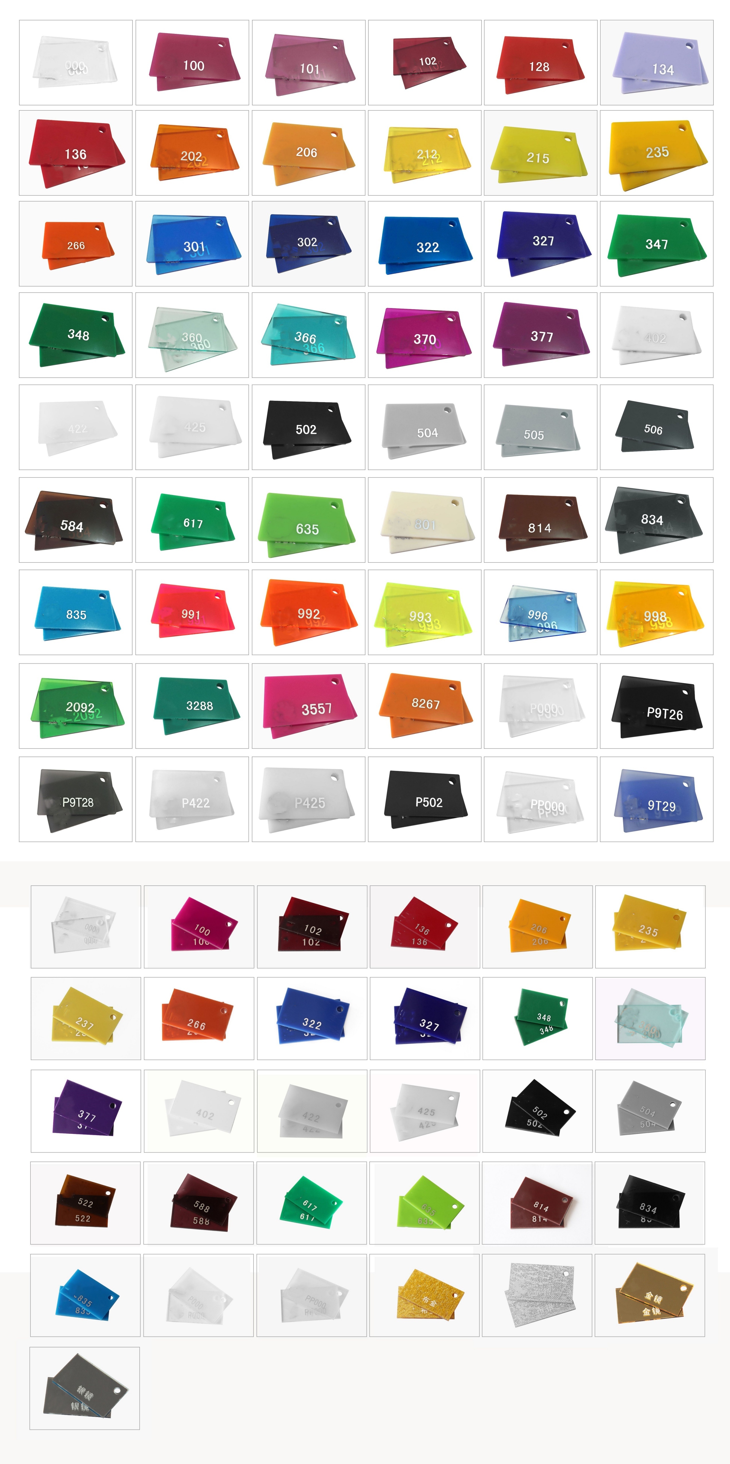 Muchos colores para elegir