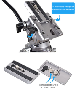 Trípode de estación total Trípode de fibra de carbono para cámara móvil Accesorios de <span class=keywords><strong>video</strong></span> Trípode 360 - Product Image 6