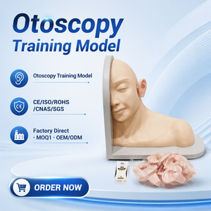Modelo de Entrenamiento para Examen de Oído con 14 Membranas Timpanicas Patológicas para Recursos de Enseñanza de Otorrinolaringología, CE ISO ROHS, Directo de Fábrica - Product Image 1