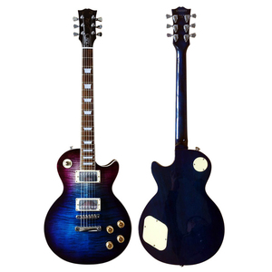 Alta calidad personalizado lp estilo cuerpo sólido caoba 22 Fretes les paul guitarra acústica eléctrica hecha en china - Product Image 1