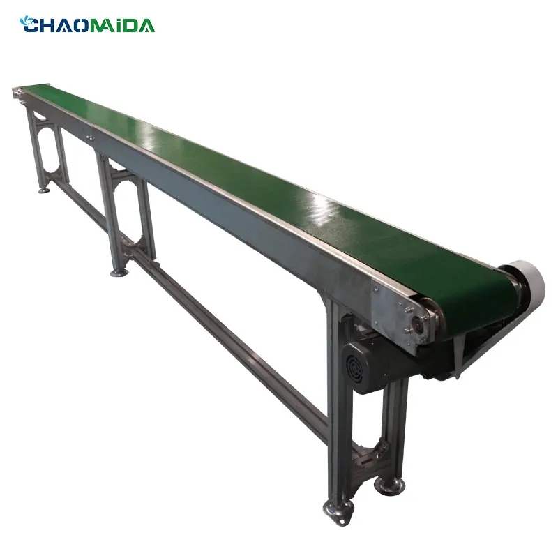 Slender belt conveyor line Transport electronic accessories hardware parts Assembly line