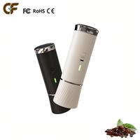 Machine à expresso portable auto-chauffante rechargeable, mini cafetière à capsules manuelle pour le camping, la voiture, les voyages et le bureau