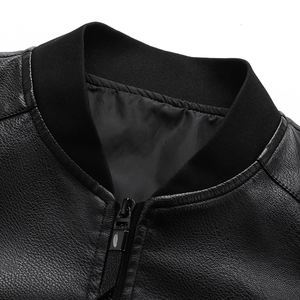 Nueva chaqueta casual de cuero para hombre, estilo coreano, ajustada y elegante, para jóvenes, ideal para primavera y otoño, a la moda. - Product Image 5