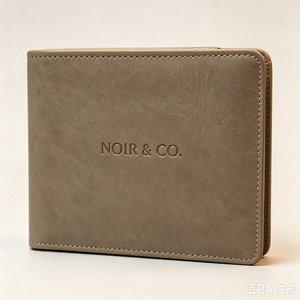 Custom PU Leather Office <b>Folder</b> With <b>Card</b> Slot Pen Holder Custom Logo For Enterprise Stationery - Product Image 5