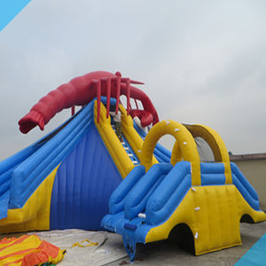 بوسطن لوبستر تحت عنوان قلعة قابلة للنفخ للأطفال متعة التسلق والقفز ملعب - Product Image 1