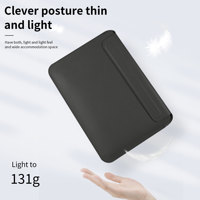 Kenke Sac de protection pour ordinateur portable en cuir PU ultra mince et anti-rayures pour Macbook 13 14 "Étui pour ordinateur portable simple et étanche