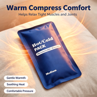 Compresse de gel chaud/froid personnalisée OEM, réutilisable pour la thérapie physique, soulagement des gonflements et de la douleur