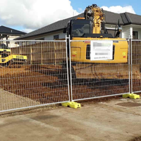 Clôture de chantier temporaire galvanisée de haute qualité 2400 x 2100 x 32 mm pour l'Australie