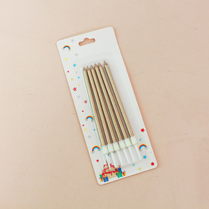 Bougies à Gâteau Vente Chaude Beau 6pcs par paquet Crayon Joyeux <span class=keywords><strong>Anniversaire</strong></span> Gâteau Bougies Fournisseur - Product Image 4