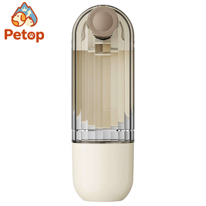 เครื่องจ่ายน้ำพกพาสำหรับสัตว์เลี้ยง Petop Factory พร้อมชามซิลิโคนในตัว สำหรับสุนัขและแมว พกพาสะดวกสำหรับการเดินทางและการเดินเล่น - Product Image 1