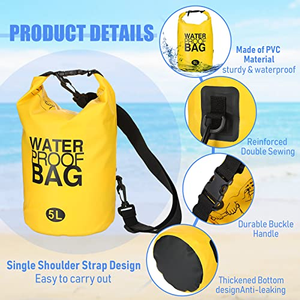 Sac à dos étanche en bâche PVC personnalisable pour voyage, sac de transport Ocean Pack, vente en gros - Product Image 2