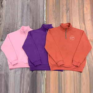 2026 Custom <strong>Men</strong> Plain <strong>Half</strong> <strong>Zip</strong> Fleece Knit Pullover Hoodie Sweatshirts High Quality 1/4 <strong>Zip</strong> Casual Hoodie Quarter <strong>Zip</strong> <strong>Jackets</strong> - Product Image 5