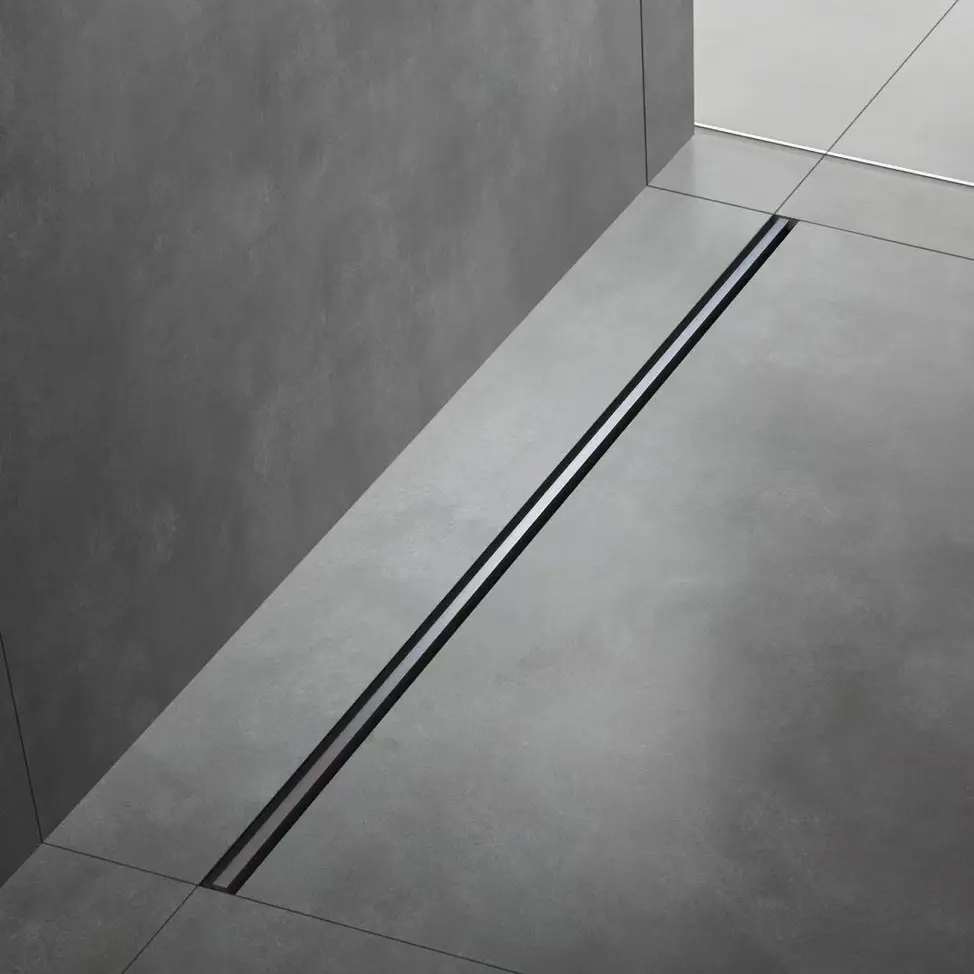 KAIDA OEM/ODM popolare scarico lineare per bagno in ottone inserto per piastrelle a scomparsa doccia lunga scarico a pavimento lineare fornitore cina