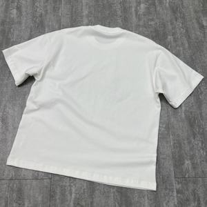 T-shirt en coton 180 g/m² tendance, coupe oversize imprimée à épaules tombantes, col rond, coupe courte et carrée, grammage lourd - Product Image 2