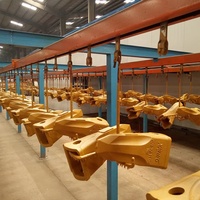 XHGET 1u3352 Dents de ripper pour godet d'excavatrice 330, adaptateur de dents de roche 6y5230 7y8338 9n4352 9w8452 J350 J450 Pc60 Pc100 Garantie 6 mois