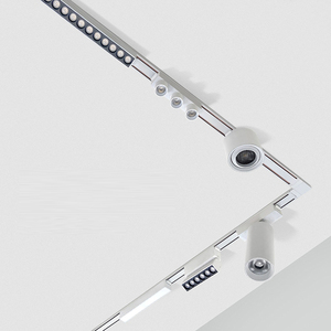 Système d'éclairage sur rail magnétique DC48V en gros et au détail, rail magnétique noir et blanc, éclairage sur rail magnétique LED pour musées de luxe - Product Image 5