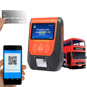 Transporte público Bus Qr Code <span class=keywords><strong>Reader</strong></span> NFC Swipe <span class=keywords><strong>Card</strong></span> Bus Máquina de pago sin efectivo validador de boletos - Product Image 1