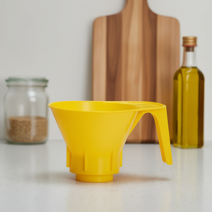 Entonnoir de remplissage, lot de 10, bec verseur en plastique jaune, accessoire pour bouteille de stockage - Product Image 3