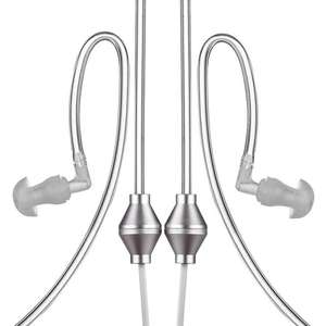 Écouteurs intra-auriculaires avec tube d'air de 3,5 mm, microphone intégré, réduction active du bruit, universels, anti-radiation, binauraux, pour la musique et les <span class=keywords><strong>jeux</strong></span>, compatibles avec les téléphones - Product Image 1