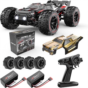 HYPER GO H14BM V3 Camioneta RC sin Escobillas a Escala 1/14, <span class=keywords><strong>4X4</strong></span> Todoterreno, Impermeable, Eléctrica, <span class=keywords><strong>de</strong></span> Alta Velocidad (50 mph), Truggy Extremo <span class=keywords><strong>de</strong></span> Resina - Product Image 1