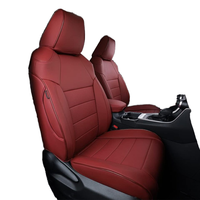 Housses de siège auto en cuir sur mesure pour Toyota Corolla 2014-2019, ensemble complet, accessoires auto imperméables