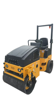 BOPU Nouveau Compacteur à Rouleaux Vibrants à Double Tambour de 2 Tonnes, 18kW (24HP), Entièrement Hydraulique, Moteur Kubota, Pompe POCLAIN, Moteur EU