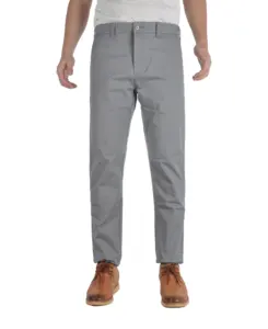 Düşük fiyat eko streç flex keten İş şerit üretici resmi pantolon düzenli chinos erkekler için
