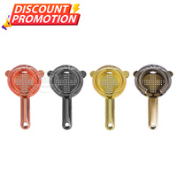 10pc quantité minimale de commande Spot stocké aubépine Cocktail passoire Calabrese acier inoxydable barre passoire boissons mélange glace printemps filtre passoire