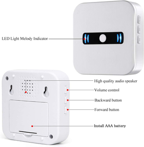 Daytech CC02 không dây Hệ thống gọi điện thoại cho người già caregiver Máy nhắn tin với SOS khẩn cấp rung & gọi các tính năng cho quán cà phê sử dụng - Product Image 3