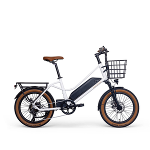 Vélo avec batterie 36V, guidon ergonomique à 7 vitesses, phare LED en aluminium 350W à 5 vitesses, MINI1 combiné avec frein à disque mécanique de 160 mm - Product Image 1