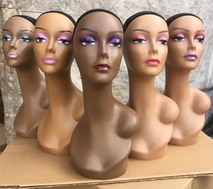 European <strong>Style</strong> Makeup Dummy <strong>Heads</strong> Glasses Hat Display Mannequin <strong>Head</strong> With High and Low Shoulder for Display Wigs Jewelry Caps - Product Image 6