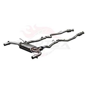 Échappement arrière à soupapes en acier inoxydable VoVortex pour Aston Martin DB9 5.9L 6.0L V12 avec double sorties de pot d'échappement polies, kit sonore - Product Image 3