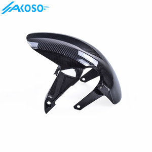 AKOSO-Garde-boue avant en fibre de carbone sèche 3K pour moto Honda CB650F <span class=keywords><strong>CBR650F</strong></span> 2014 <span class=keywords><strong>2015</strong></span> 2016 2017 2018 - Product Image 5