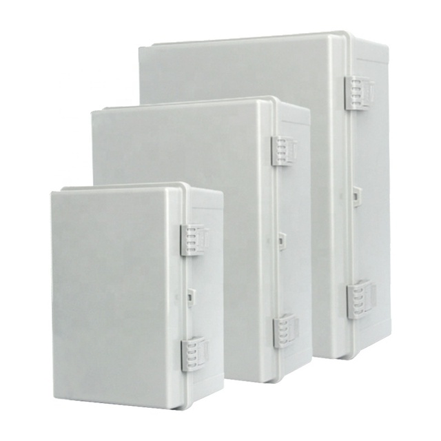 ABS Plastic IP66 Waterproof Light Grey ISO9001 Certified OEM/ODM Custom Outdoor Electrical Electronic Instrument Enclosures