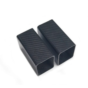 Carbon Fiber Tube 25mm 1mm Thick <b>Square</b> Glossy High Strength Industrial Use - Product Image 3
