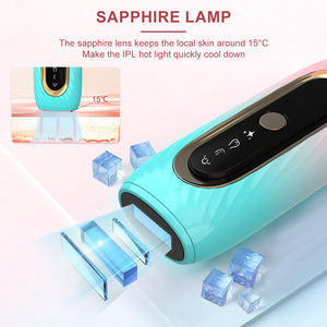 Sapphire Ice Cooling 8 Lámparas de terapia de <span class=keywords><strong>luz</strong></span> roja Equipo de belleza Uso doméstico Ipl Machine Lazer Depiladora <span class=keywords><strong>Aparatos</strong></span> de depilación - Product Image 3