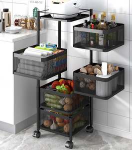 Verf <span class=keywords><strong>2</strong></span> Lagen Roestvrijstalen Voedsel 4 <span class=keywords><strong>Tier</strong></span> Opslag 3 Lagen Metalen Rek Keuken Kar <span class=keywords><strong>Trolley</strong></span> Met Wielen - Product Image 4